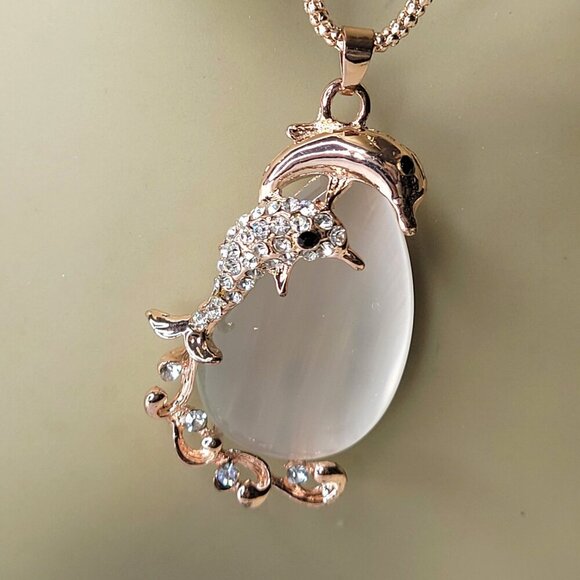 Dolphin Pendant Necklace - Picture 5 of 8